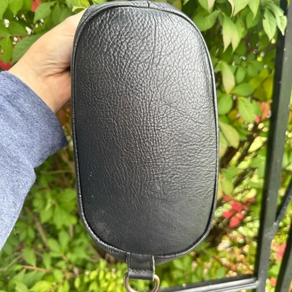 BOOZIE AND CO. Ménage bag Elegant Black Leather Shoulder Bag - Picture 5 of 12